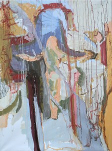 Crucifixion - maleri 200x150 cm